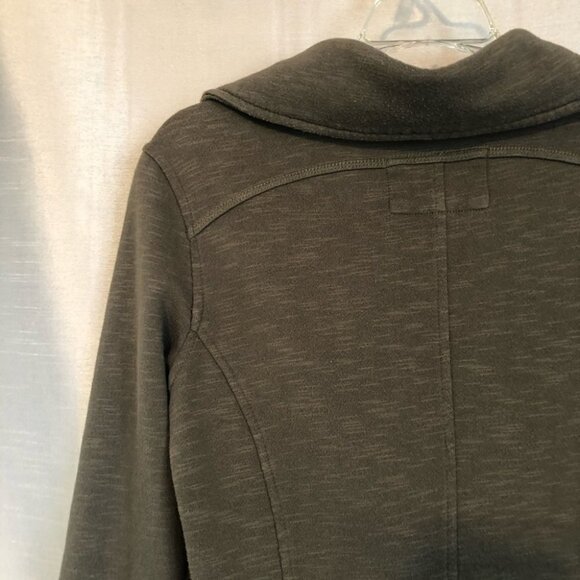 Hurley Cotton Blazer Ladies Sm Heathered Army Green - Picture 8 of 13